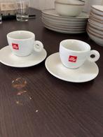 Illy Kopjes en Schotels - Set van 2, Huis en Inrichting, Keuken | Servies, Ophalen, Gebruikt, Effen, Kop(pen) en/of Schotel(s)