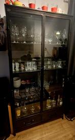 Robuuste, metalen vitrinekast, Ophalen, Gebruikt, 50 tot 100 cm, Glas
