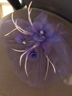 Lila fascinator met kam, Kleding | Dames, Hoeden en Petten, Hoed, One size fits all, Ophalen of Verzenden, Onbekend