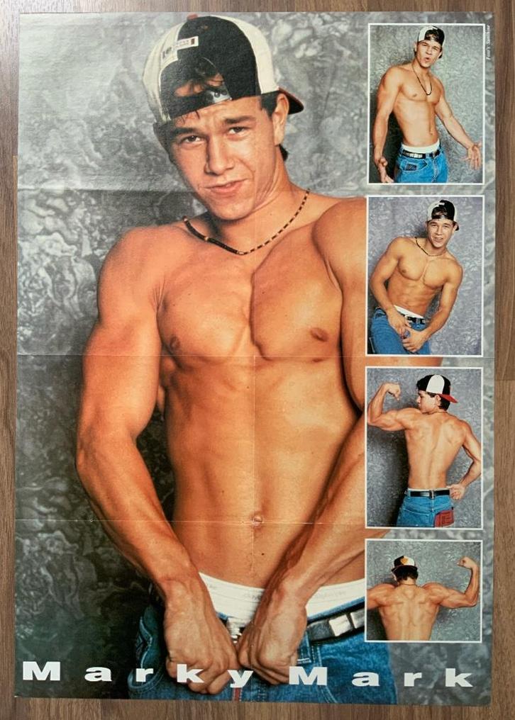 Poster Marky Mark, Mark Wahlberg / Koen Wauters, Clouseau, Verzamelen, Posters, Zo goed als nieuw, Muziek, Deurposter of groter