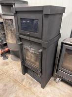 Beaufort 6 kw houtkachel met oven bovenstuk, Ophalen, Gebruikt, Houtkachel, Vrijstaand