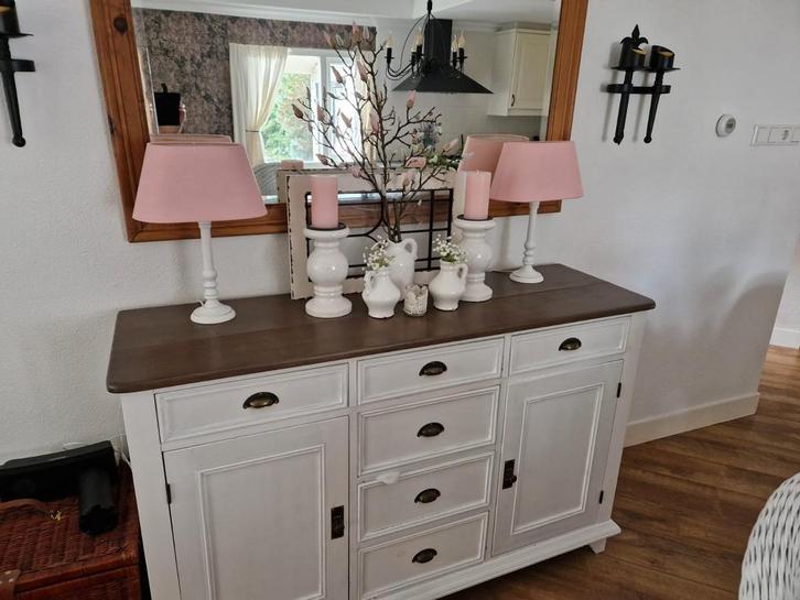 Dressoir Kast met Lades en Deuren, Huis en Inrichting, Kasten | Dressoirs, 100 tot 150 cm, 25 tot 50 cm, Grenenhout, Ophalen of Verzenden