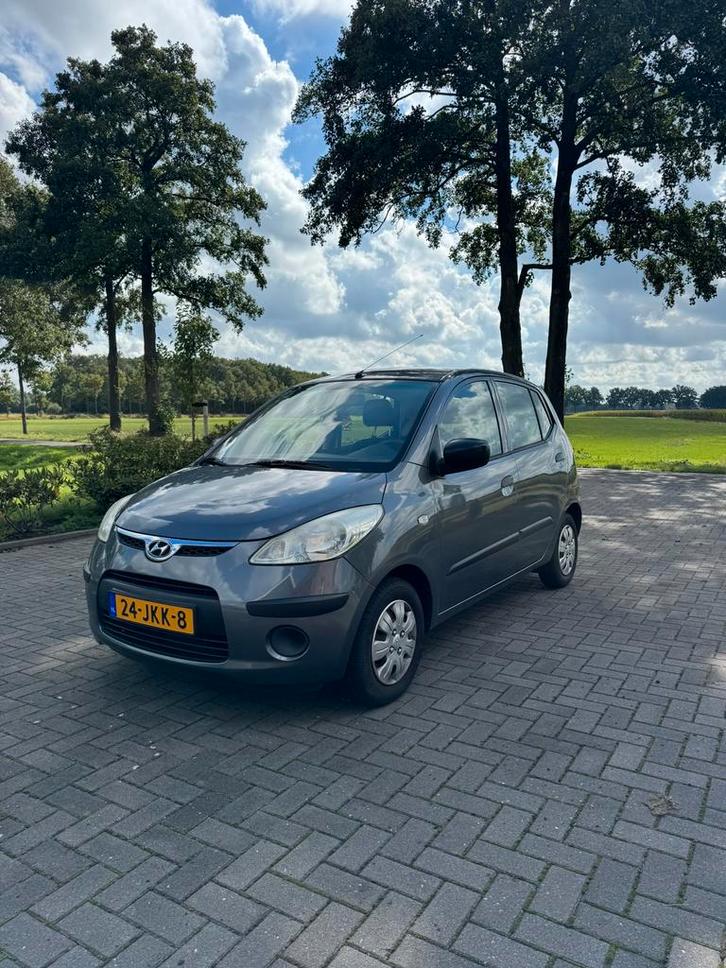 Hyundai i10 1.1 I 5DR 2009 Grijs, Auto's, Hyundai, Particulier, i10, Benzine, B, Hatchback, Handgeschakeld, Origineel Nederlands
