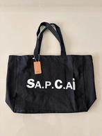 New: APC x Sacai Reversible Denim Nylon Tote Navy + Olive, Ophalen of Verzenden, Nieuw, Blauw, Shopper