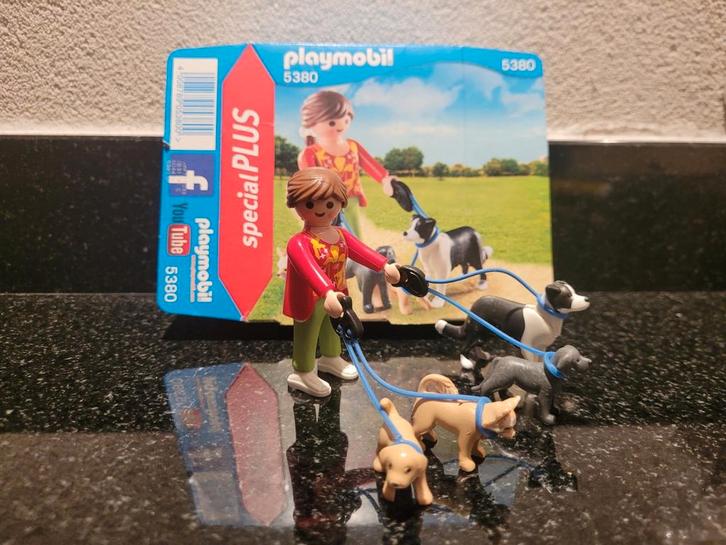 Playmobil hondenuitlaatservice 5380, Kinderen en Baby's, Speelgoed | Playmobil, Zo goed als nieuw, Complete set, Ophalen of Verzenden