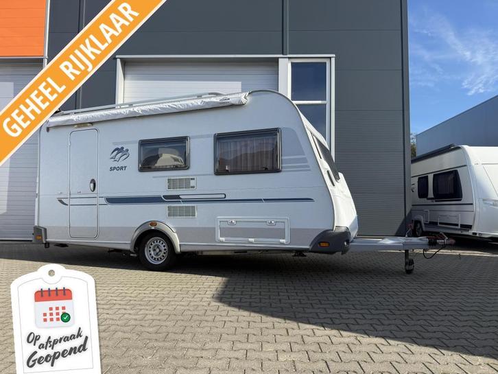 Knaus Sport 420 QD mover - voortent - luifel, Caravans en Kamperen, Caravans, Bedrijf, tot en met 3, 750 - 1000 kg, Rondzit, Knaus
