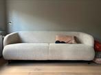 Bank Pip in taupe/beige stof, Ophalen, Driepersoons, Zo goed als nieuw, Stof