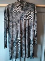 Magna geribbelde dierenprint vest 50 /52, Kleding | Dames, Grote Maten, Overige kleuren, Trui of Vest, Nieuw, Ophalen of Verzenden
