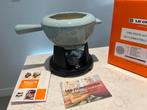 Nieuwe Fondueset van Le Creuset kleur Sea Salt, Brander, Ophalen of Verzenden, Le Creuset, Nvt