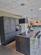 Showroom keuken eiland Sensea zwart beton, Ophalen, Nieuw
