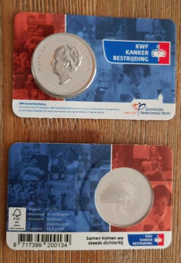 KWF Kankerbestrijding Penning in coincard beschikbaar voor biedingen