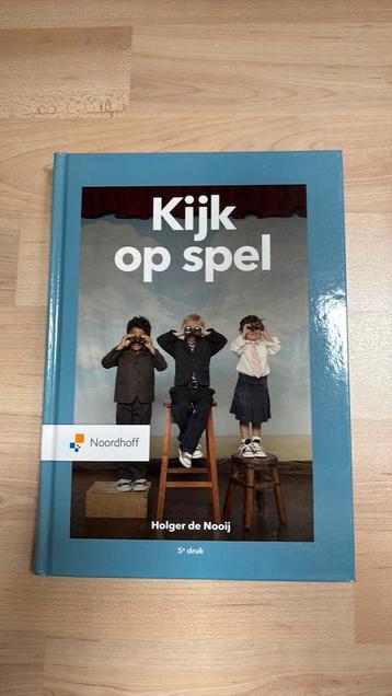 Kijk op spel - PABO boek - drama lessen beschikbaar voor biedingen