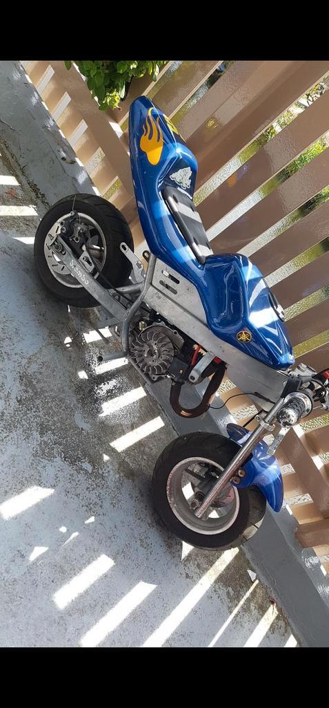 Pocketbike 49cc 2-takt – compleet project – Yamaha look, Fietsen en Brommers, Minibikes, Midibikes en Pitbikes, Gebruikt, Overige typen
