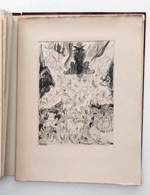 Faust 1943 Goethe - 1/24 ex met Orig. tekening & Extra Suite, Antiek en Kunst, Antiek | Boeken en Bijbels, Ophalen of Verzenden