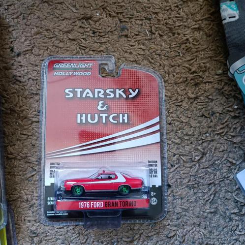 Greenlight 1976 Ford Torino STARSKY & HUTCH GREEN MACHINE, Hobby en Vrije tijd, Modelauto's | Overige schalen, Nieuw, Auto, Ophalen of Verzenden