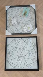 2x Zwarte Draadlijsten 50x50cm - Nieuw/Zo goed als nieuw, Ophalen of Verzenden, Nieuw