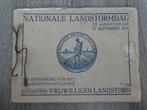 Boekje Nationale Landstormdag 1928, Ophalen of Verzenden, Landmacht, Nederland, Boek of Tijdschrift