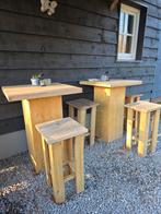 Steigerhouten 2x bartafel met 4 krukken – robuuste set, Ophalen
