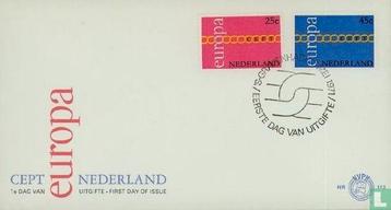 FDC E112 Europazegels 1971 NL onbeschreven 