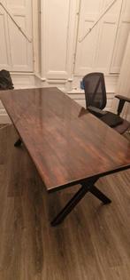 Eettafel massief hout, Huis en Inrichting, Tafels | Eettafels, Ophalen, Gebruikt, Houten tafel., 50 tot 100 cm