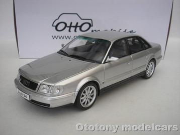 Audi S4 (C4) 4.2 V8 1993 Silver Metallic 1/18 Otto Mobile beschikbaar voor biedingen