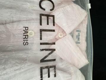Céline Paris orginele zacht rose van kleur overhemd /blouse beschikbaar voor biedingen
