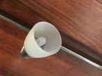 Eglo plafondlamp 4 spots melkglas RVS nikkel, Ophalen, Zo goed als nieuw, Glas, Modern