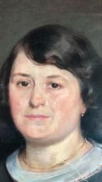 Leo Steel (1878 - 1938) Portret Dame - Olieverf op Doek -, Antiek en Kunst, Ophalen of Verzenden