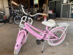 Meisjes fiets 16 inch, Fietsen en Brommers, Fietsen | Meisjes, Ophalen, Zo goed als nieuw, 16 inch