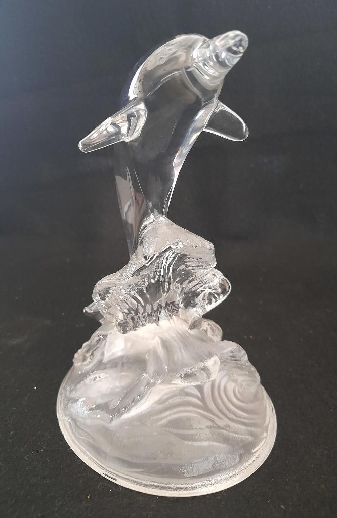 Cristal d'Arques dolfijn (lot 2) Frans kristal, Antiek en Kunst, Curiosa en Brocante, Ophalen of Verzenden