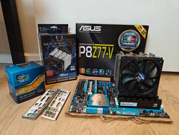 Upgrade setje: Intel i7 3770k, moederbord, 8GB ram beschikbaar voor biedingen