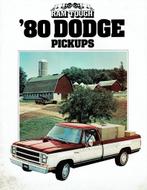 Folder Dodge Pickups (USA-uitgave - 1980), Verzenden, Gelezen, Overige merken