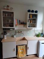 Originele Bruynzeel Piet Zwart keuken incl zeldzame koelkast, Huis en Inrichting, Keuken | Complete keukens, Crème, Gebruikt, Ophalen of Verzenden