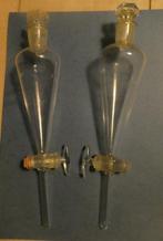 twee stuks laboratorium glas / glaswerk, Antiek en Kunst, Verzenden