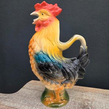 Mooie brocante aardewerk waterkan, haan beschikbaar voor biedingen