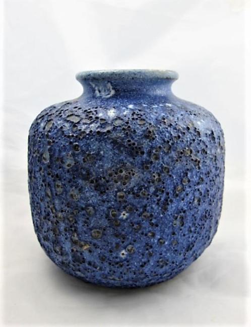 Fat lava vaasje paarsblauw (Zaalberg ?), Huis en Inrichting, Woonaccessoires | Vazen, Zo goed als nieuw, Blauw, Minder dan 50 cm