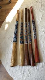 5 Digeridoos met print, Muziek en Instrumenten, Blaasinstrumenten | Dwarsfluiten en Piccolo's, Ophalen of Verzenden, Gebruikt