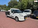 Fiat Doblò 1.4-16V Maxi Benzine! pick-up! elektrische ramen, Auto's, Euro 5, Centrale vergrendeling, Gebruikt, Zwart