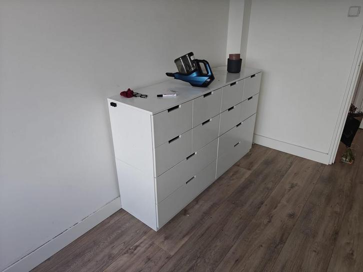 IKEA MALM Kast met lades, Huis en Inrichting, Kasten | Dressoirs, Gebruikt, 100 tot 150 cm, 25 tot 50 cm, Met lade(s), Overige materialen