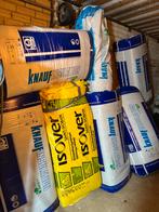 Partij glaswol isolatie Knauf Acoustifit en Isover, Doe-het-zelf en Verbouw, Isolatie en Afdichting, Ophalen, 12 cm of meer, Nieuw