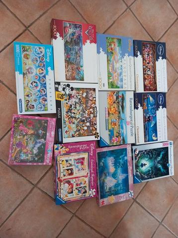 Disney Puzzel Collectie - 11 stuks! beschikbaar voor biedingen