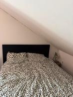 Ikea malm bed 140x200, Huis en Inrichting, Slaapkamer | Bedden, Ophalen, Zwart, Tweepersoons, 140 cm