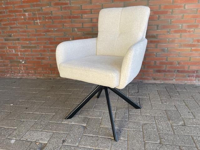 Stoelen NAPELS  IVORY draai 180 - Auto return laagste prijs, Huis en Inrichting, Stoelen, Overige kleuren, Nieuw, Ophalen of Verzenden