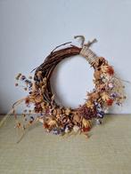 Droogbloemen krans wilgentenen antroposofisch, Huis en Inrichting, Woonaccessoires | Kransen, Ophalen of Verzenden