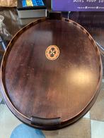 Dienblad, mahonie. Intarsia. Gaaf, Antiek en Kunst, Ophalen of Verzenden