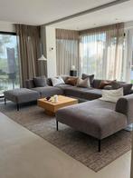 Montèl Sava bank lounge hoekbank grijs gemêleerd als nieuw, Ophalen, Zo goed als nieuw, Stof