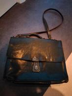 Zwart leren tas, Ophalen of Verzenden, Gebruikt, Zwart