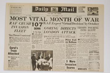 9 september 1940 - Daily Mail | Heruitgave 1994 beschikbaar voor biedingen