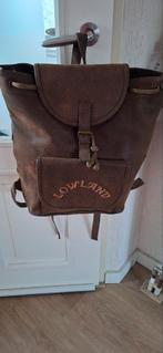 Leren rugzak LOWLAND, Sieraden, Tassen en Uiterlijk, Tassen | Rugtassen, Overige merken, 25 tot 40 cm, Nieuw, Ophalen of Verzenden