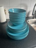 Licht blauw servies - 18 delig - zo goed als nieuw, Huis en Inrichting, Keuken | Servies, Ophalen, Zo goed als nieuw, Overige stijlen